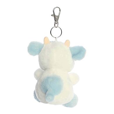 Aurora Mini Blue Adorable Clip-On 4" Skyla Blueberry Cow Palm Pals