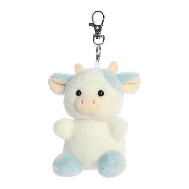 Aurora Mini Blue Adorable Clip-On 4" Skyla Blueberry Cow Palm Pals