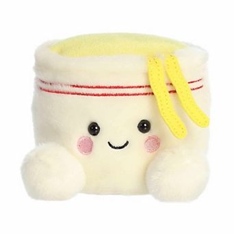 Aurora Mini White Adorable Stuffed Animal 5" Dashi Cup Noodles Palm Pals