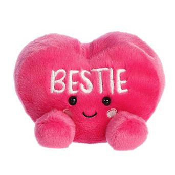 Aurora Mini Pink Adorable Stuffed Animal 5" Bestie Candy Heart Palm Pals