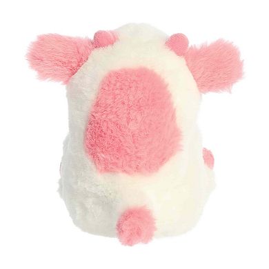 Aurora Mini Pink Playful Stuffed Animal 5" Kiss Cow Rolly Pet