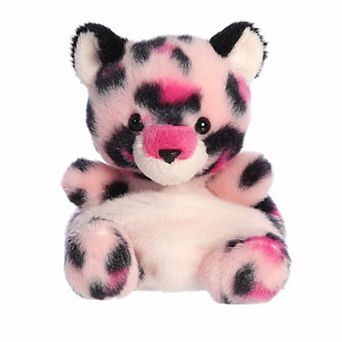 Aurora Mini Adorable Stuffed Animal 5" Regina Pink Leopard Palm Pals