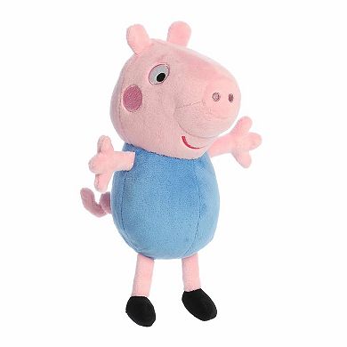 Aurora Small Pink Playful Stuffed Animal 8" George Pig Peppa Pig
