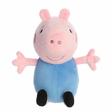 Aurora Small Pink Playful Stuffed Animal 8" George Pig Peppa Pig