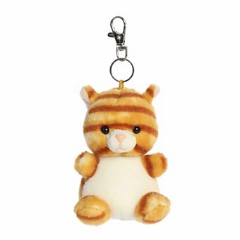 Aurora Mini Orange Adorable Clip-On 4" Meow Kitty Palm Pals