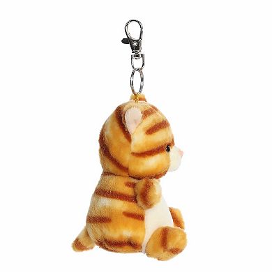 Aurora Mini Orange Adorable Clip-On 4" Meow Kitty Palm Pals