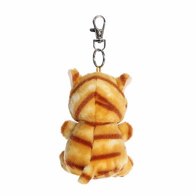 Aurora Mini Orange Adorable Clip-On 4" Meow Kitty Palm Pals