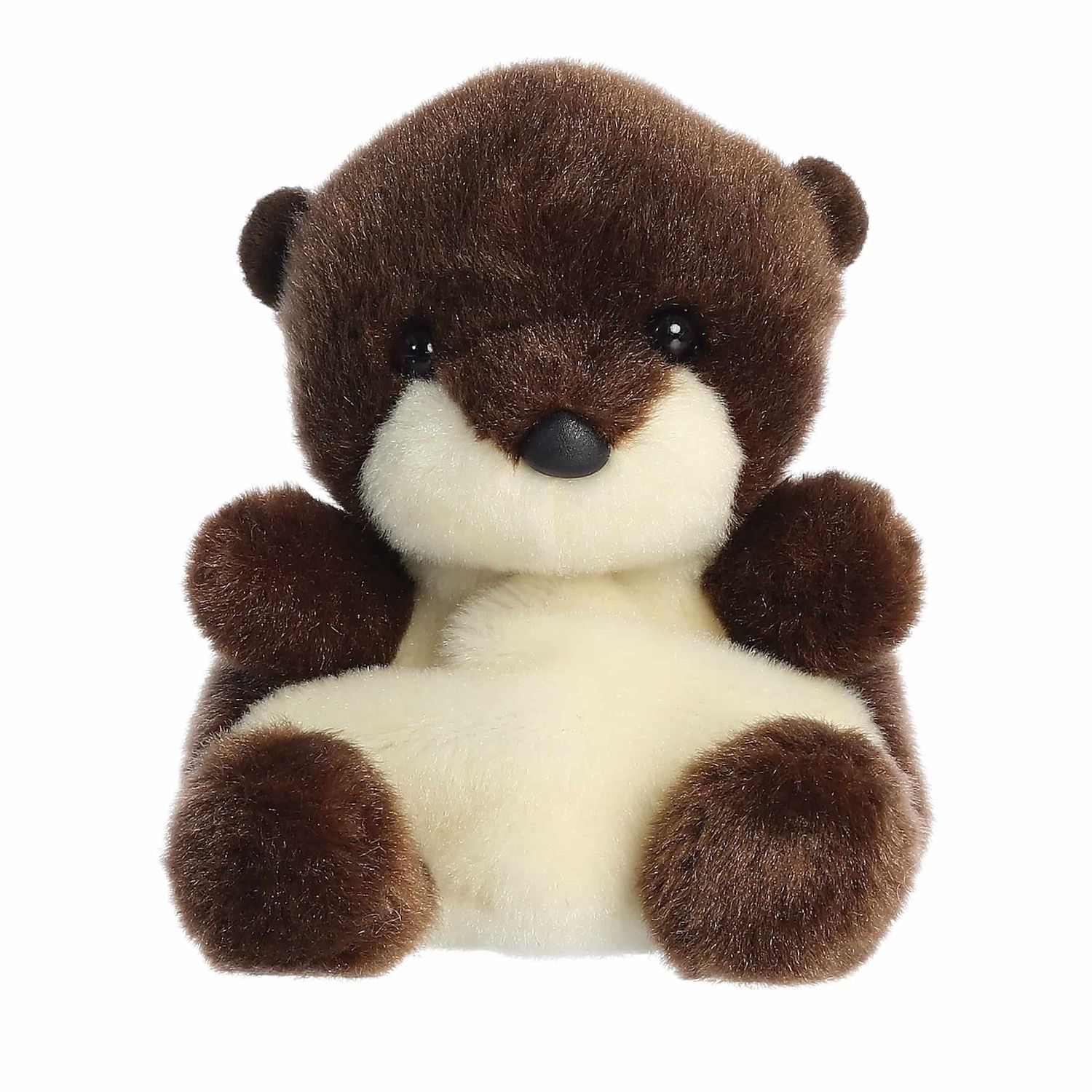 Детская мягкая игрушка Aurora Mini Brown Adorable Stuffed Animal 5" Elena River Otter Palm Pals — фото 1