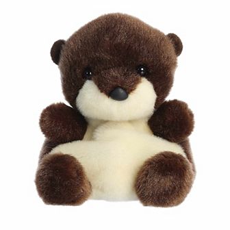 Aurora Mini Brown Adorable Stuffed Animal 5" Elena River Otter Palm Pals