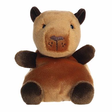 Aurora Small Brown Adorable Stuffed Animal Party Sized 8" Sid Capybara Palm Pals