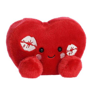 Aurora Mini Red Adorable Stuffed Animal 5" Kimi Kisses Heart Palm Pals