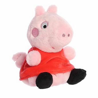 Aurora Mini Pink Playful Stuffed Animal Palm Pals 5" Peppa Pig