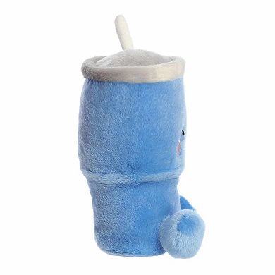 Aurora Small Blue Adorable Stuffed Animal Party Sized 8" Cliff Travel Cup Palm Pals