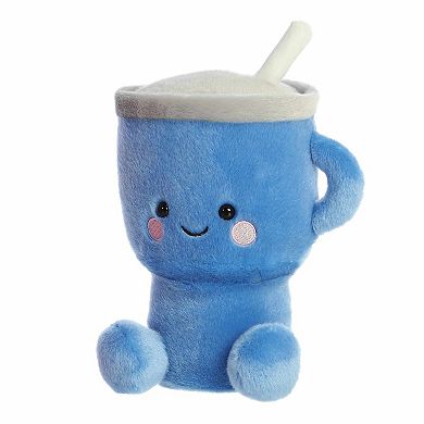 Aurora Small Blue Adorable Stuffed Animal Party Sized 8" Cliff Travel Cup Palm Pals