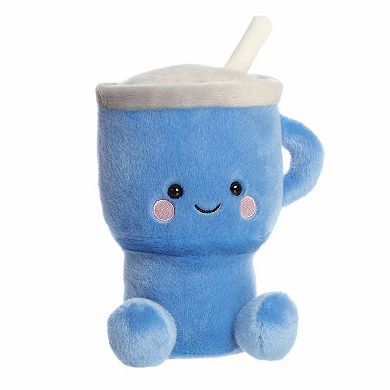 Aurora Small Blue Adorable Stuffed Animal Party Sized 8" Cliff Travel Cup Palm Pals
