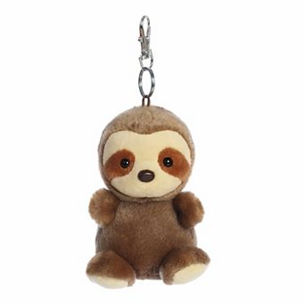 Aurora Mini Brown Adorable Clip-On 4" Slomo Sloth Palm Pals
