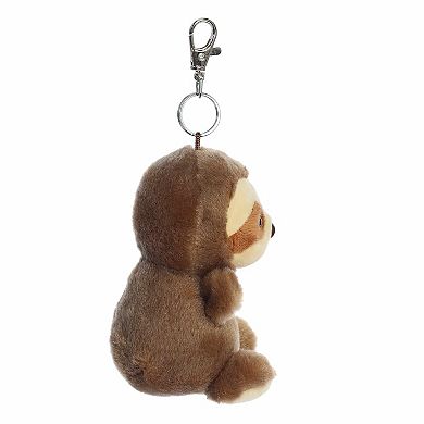 Aurora Mini Brown Adorable Clip-On 4" Slomo Sloth Palm Pals