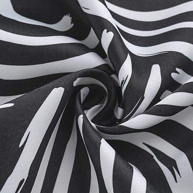 Ashton Prnt 2 Pack Blackout Grommet Luxurious Modern Design Curtain Panel