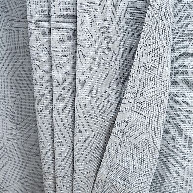 Wilton Jacquard Grommet Luxurious Modern Design Curtain Panel