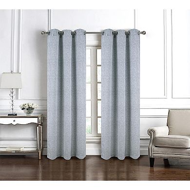 Wilton Jacquard Grommet Luxurious Modern Design Curtain Panel