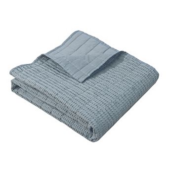 Levtex Home Cloud Waffle Quilted Throw Blanket