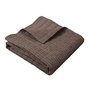 Levtex Home Cloud Waffle Quilted Throw Blanket