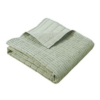 Levtex Home Cloud Waffle Quilted Throw Blanket