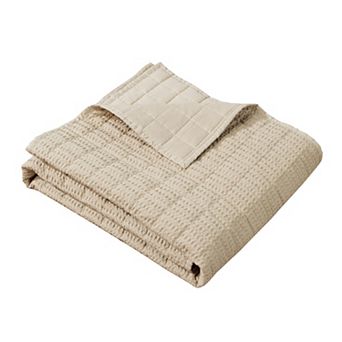 Levtex Home Cloud Waffle Quilted Throw Blanket