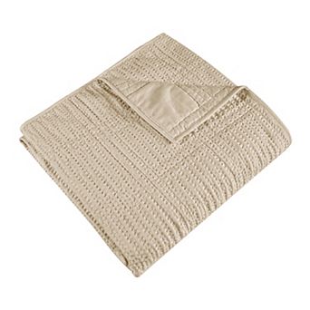 Levtex Home Cloud Waffle Quilted Throw Blanket