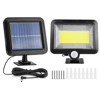 Solar Wall Lights Outdoor 100 LED Motion Sensor IP65 Waterproof Dusk to Dawn for Door, Deck