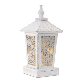 Melrose Lantern 3 pk Wood Battery Operated Lanterns