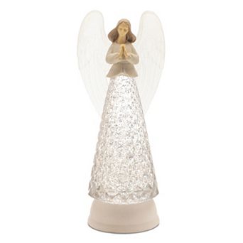 Melrose LED Angel Snow Globe 12.5-Inch Table Decor