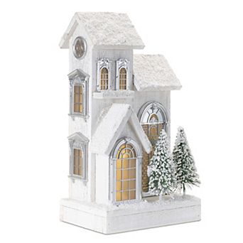 Melrose LED Wooden House Table Decor