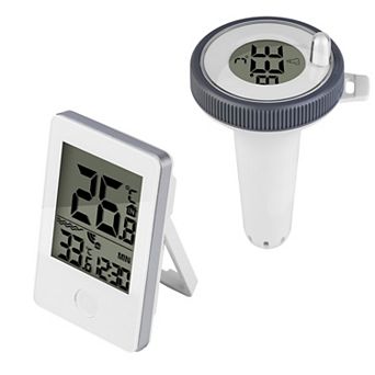 Wireless Floating Pool Thermometer Digital Waterproof Monitor 196FT Range for Pools & Ponds