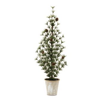 Melrose Set of 2 Potted Mini Tree Table Decor
