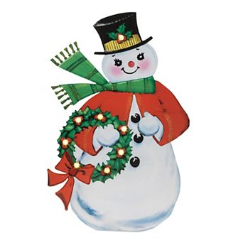 Melrose LED Snowman Outdoor Decor