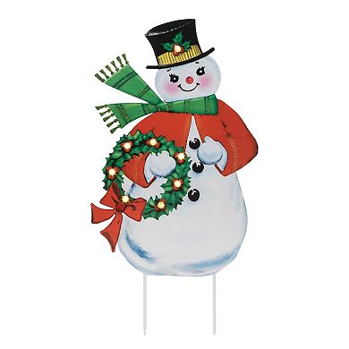 Melrose LED Snowman Outdoor Decor