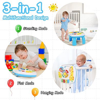 Toddler Musical Learning Table Educational Activity Center for 6+ Months