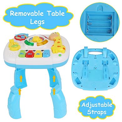 Toddler Musical Learning Table Educational Activity Center for 6+ Months