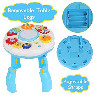 Toddler Musical Learning Table Educational Activity Center for 6+ Months