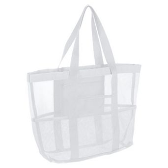 Mesh Beach Tote Bag, Upgraded Beach Towel Bags, Waterproof Pool Bag for Beach Vacation Travel Daily