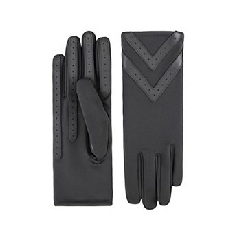 Women's isotoner Water Repellent Spandex Chevron Detail Touchscreen Gloves