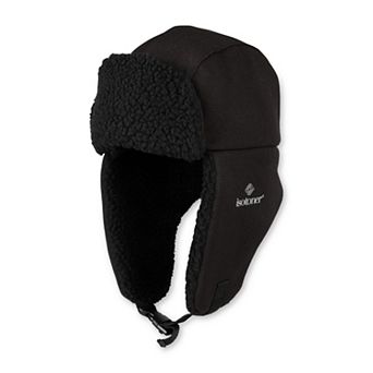 Men's isotoner Water Repellent Textured Sport Knit Trapper Hat