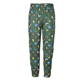 Men's "Touchdown" Football-Themed Pull-On PJ Pant in a Bag