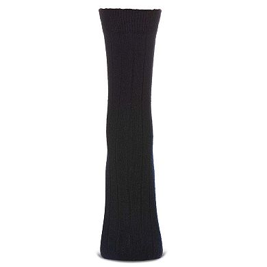 Women's Silky-Soft Ribbed Rayon Blend Crew Sock