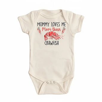 Crawfish Mommy - Baby Boy Girl Clothes Infant Onesie® Funny Cute Newborn