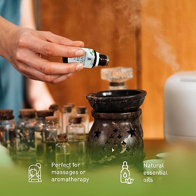 Pursonic Lavender & Sea Salt Mist Spray + 14-Pack Essential Oil Gift Set for Aromatherapy & Wellness