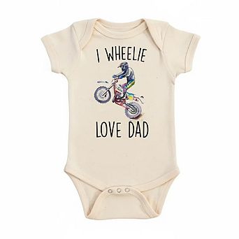 Dirt Bike Wheelie - Baby Boy Girl Clothes Infant Onesie® Funny Cute Newborn