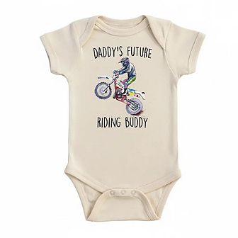 Dirt Bike Daddy - Baby Boy Girl Clothes Infant Onesie® Funny Cute Newborn