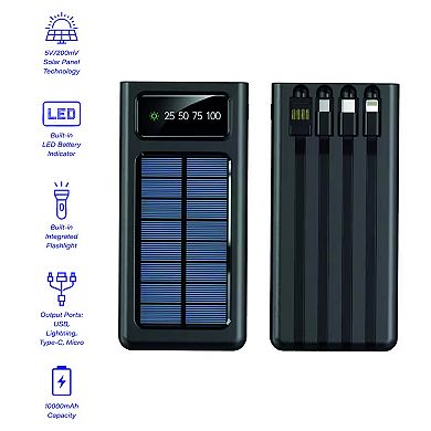 Adventure Power & Sound Bundle Portable Solar Power Bank + 360° Wireless Speaker